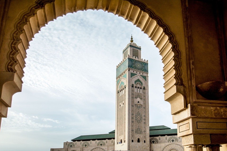 Hassan II Mosque on the ocean, Casablanca